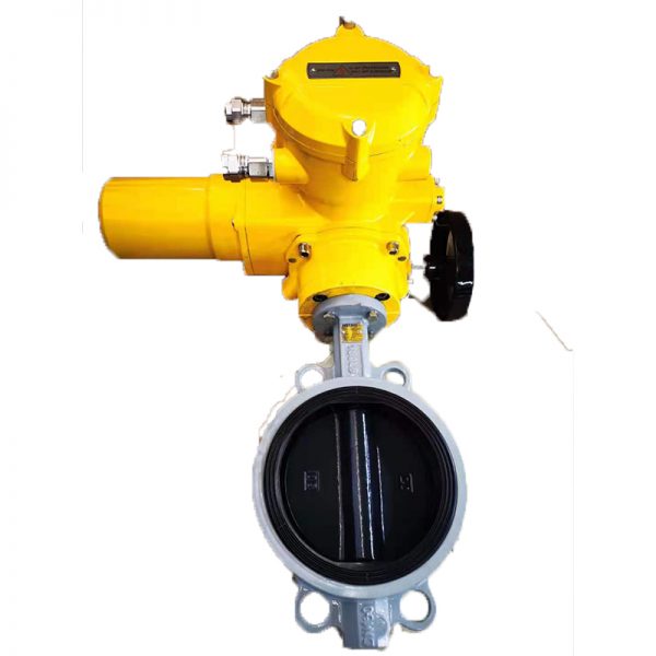 electrically operated butterfly valve